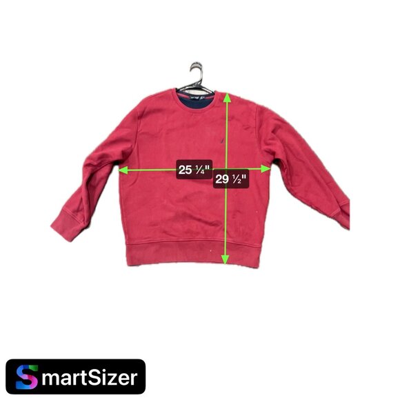 Nautica Mens Red Crewneck Pullover Sweatshirt Sz XL - Picture 8 of 8
